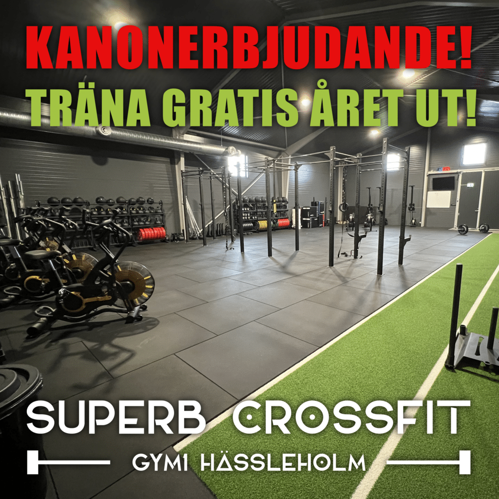 Gym1 Hässleholm Regemedia annons superb crossfit